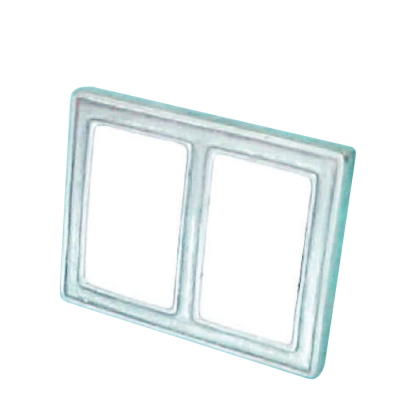 Pewter Double Rectangle Photo frame
