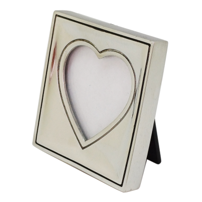 Pewter Heart Shape Photo Frame