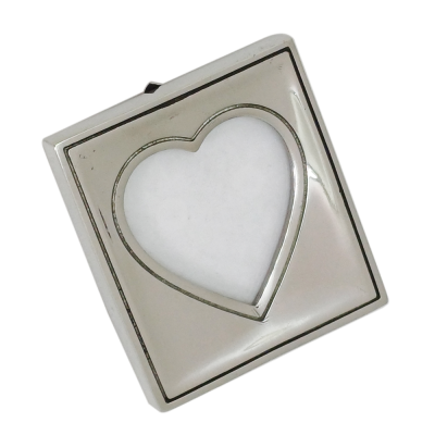 Pewter Heart Shape Photo Frame