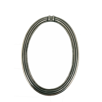 Pewter Oval Photo Frame