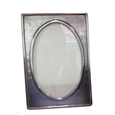 Pewter Oval Photo Frame