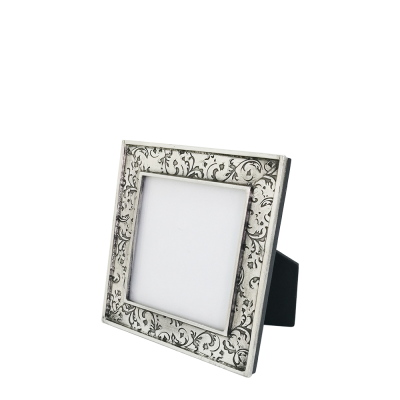 Pewter Rectangle Photo Frame_Barrok