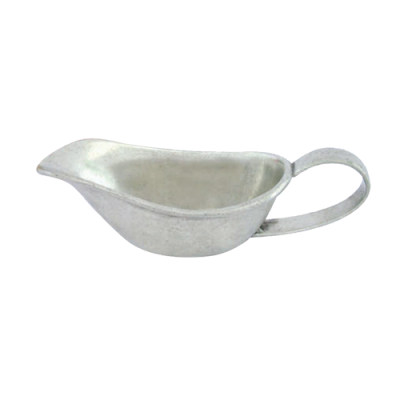Pewter Gravy Boat w/ Spoon