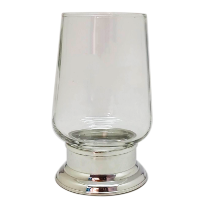Glass w/ Pewter Base
