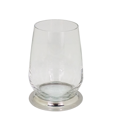 LEXINGTON HI BALL GLASS PEWTER BASE, 370 ML.