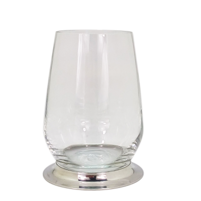 LEXINGTON HI BALL GLASS PEWTER BASE, 370 ML.