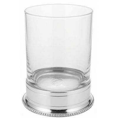 Brandy Glass w/Pewter Base_Bead