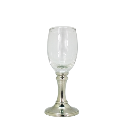 Sherry Glass w/ Pewter Stem