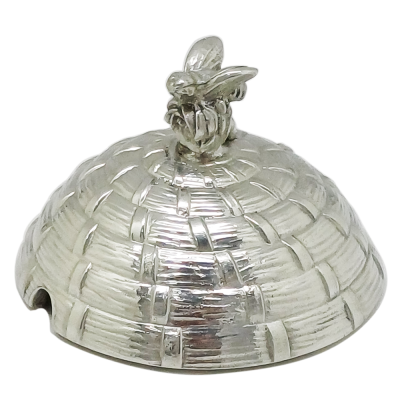 Honey Bowl_Pewter Lid Bee Knob