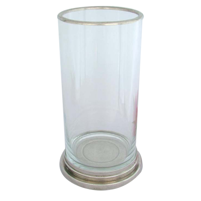 Glass Pillar Candleholder