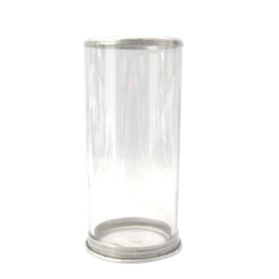 Glass Pillar Candleholder