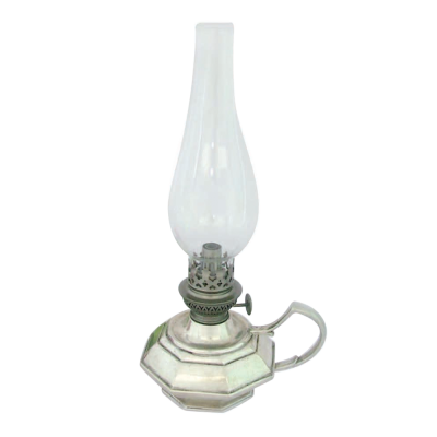 Pewter Oil Lamp