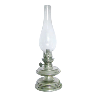 Pewter Oil Lamp