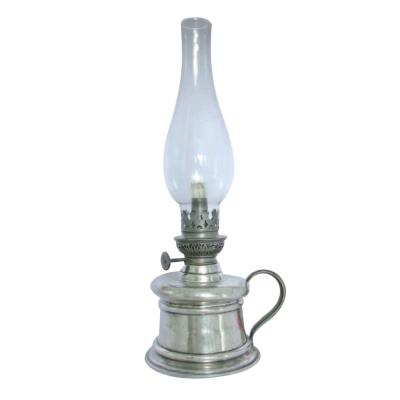 Pewter Oil Lamp
