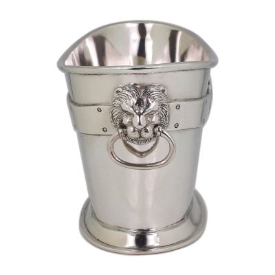 Pewter Ice Bucket n Flower Pot_Lion