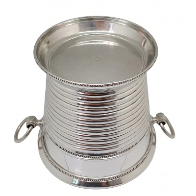 Pewter Ice Bucket_Bead