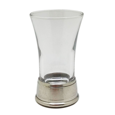 GOBLET HOT SHOT W/ PEWTER BASE