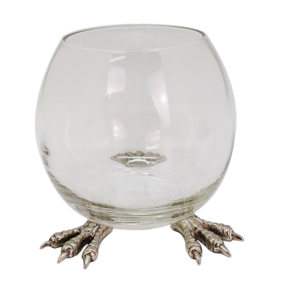 Glass Jam Jar Owl Lid w/Spoon