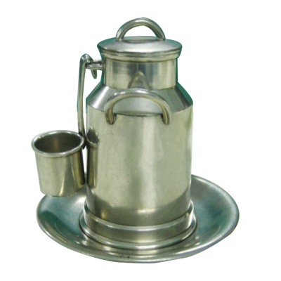 Pewter Milk Jar set