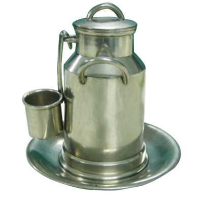 Pewter Milk Jar set