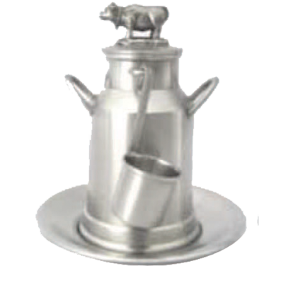 Pewter Milk Jar set