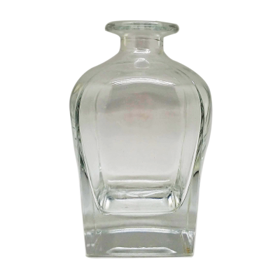 Glass Decanter Pewter Horse