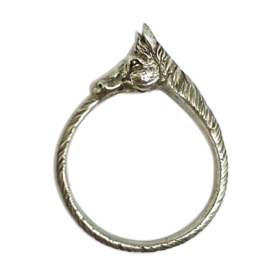 Pewter Napkin Ring_Horse