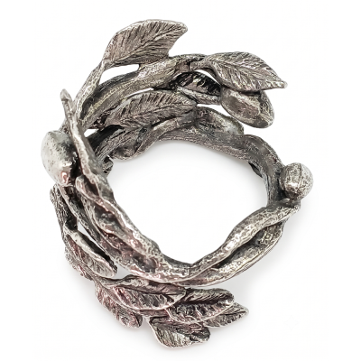 Pewter Napkin Ring_Olive Branch