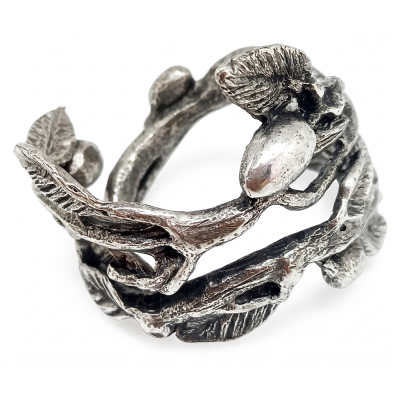 Pewter Napkin Ring_Olive Branch