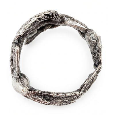 Pewter Napkin Ring_Olive Branch