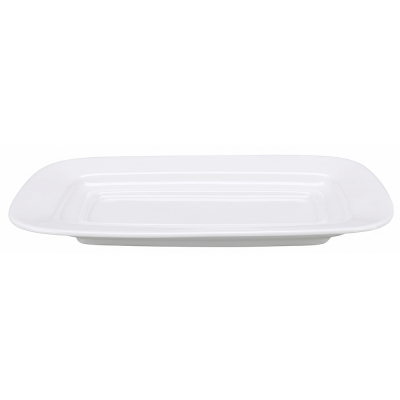 Porcelain Butter Dish w/ Pewter Olive Branch Knob