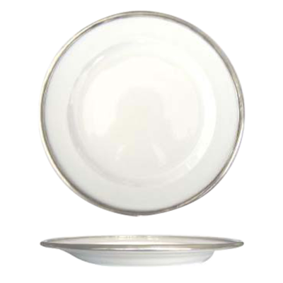 Round Plate 31 cms. Pewter Décor