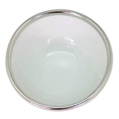 Porcelain Pasta Plate 26 cms. / Pewter Decorate(copy)(copy)