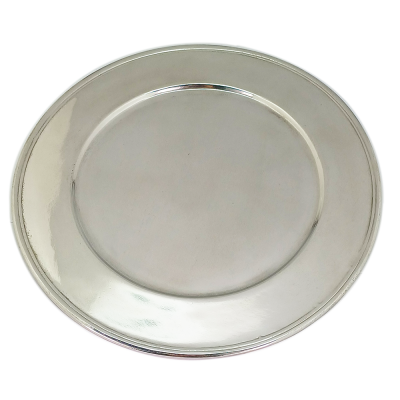Pewter Charger-Under Plate 34 cms.