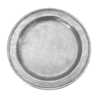 Pewter Round Plate 38 cms.