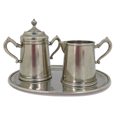 Pewter Creamer & Sugar Set(copy)(copy)