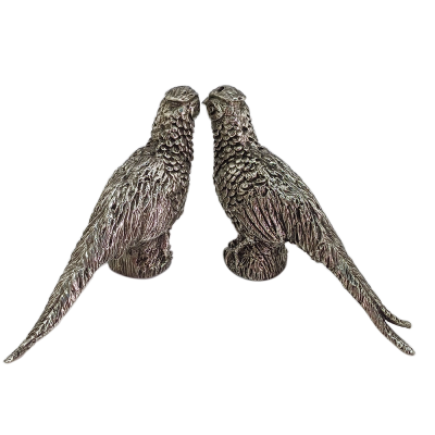 Pewter Salt & Pepper_English Pheasants