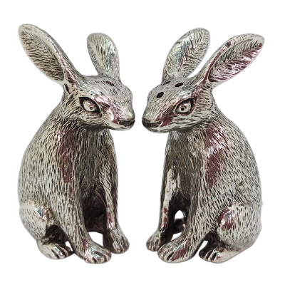 Pewter Salt & Pepper_Hare