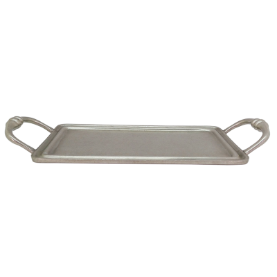 Pewter Rectangle Tray_Antique Finish
