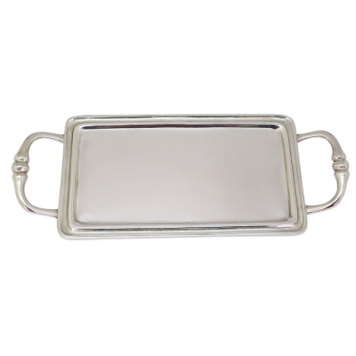 Pewter Rectangle Tray_Polish Finish
