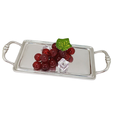 Pewter Rectangle Tray_Polish Finish