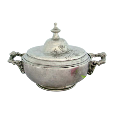 Pewter Tureen