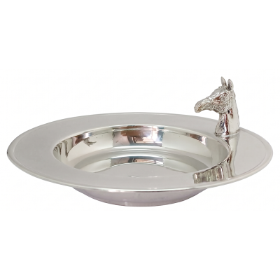 Pewter Deep Dish_Horse