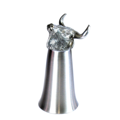 Pewter Animal Cup_Bull_2 oz.