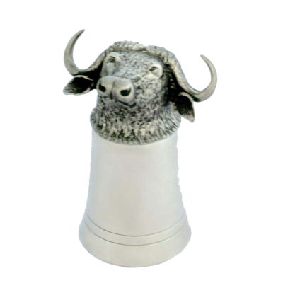 Pewter Animal Cup_Buffalo_4 oz.