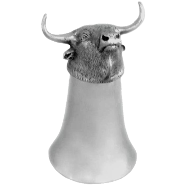 Pewter Animal Cup_Bull_5 oz.