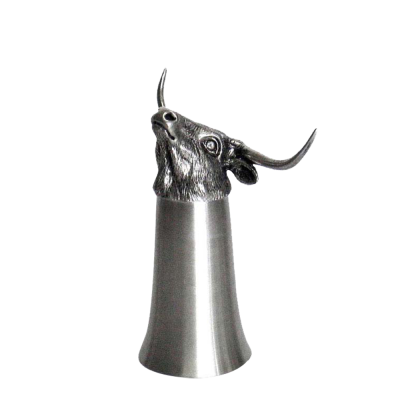 Pewter Animal Cup_Bull_1.5 oz.