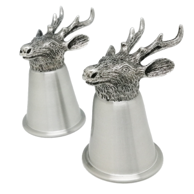 Pewter Salt & Pepper_Deer