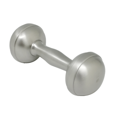 Pewter Dumbbell Rattle