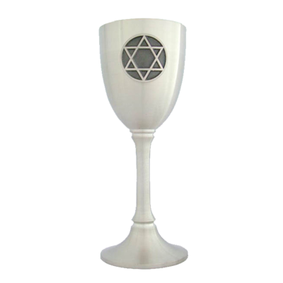 Pewter Judaica Goblet
